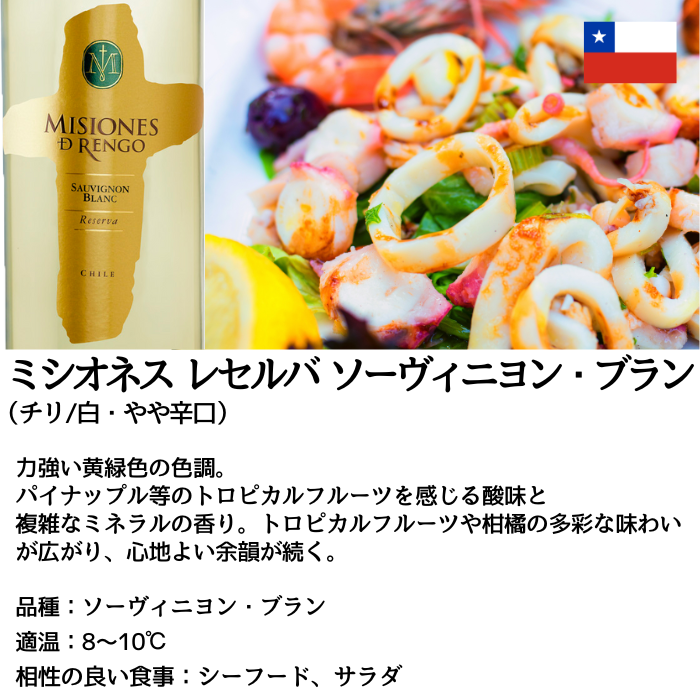 ミシオネス レセルバ ソーヴィニヨン・ブラン 750ml