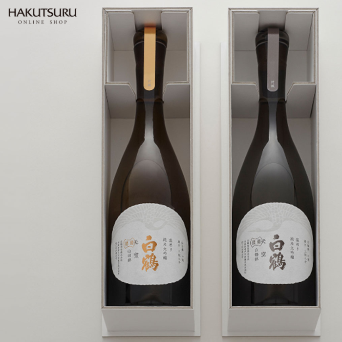 超特撰 白鶴 天空 袋吊り 山田錦・白鶴錦飲み比べセット <化粧箱入>