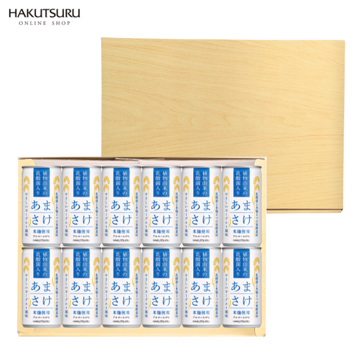 白鶴 植物由来の乳酸菌入りあまさけ 12本セット <化粧箱入 >