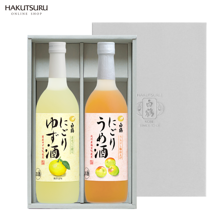 にごりフルーツ酒 飲み比べ2本セット <化粧箱入>