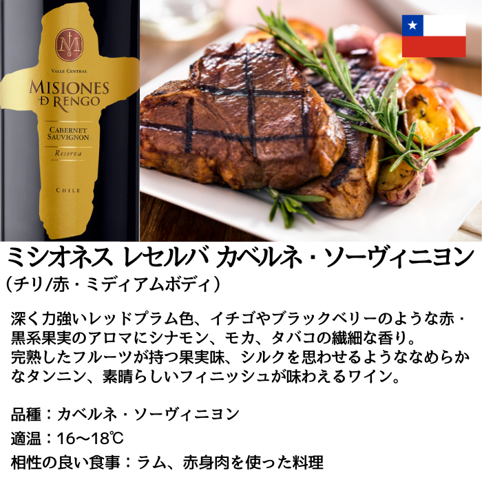 ミシオネス レセルバ カベルネ・ソーヴィニヨン 750ml