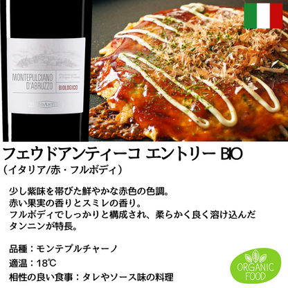 フェウドアンティーコ エントリーＢＩＯ 赤 750ml瓶