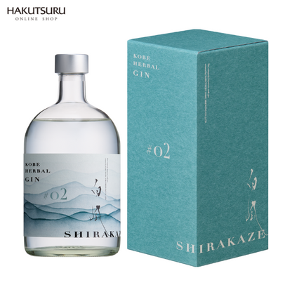 KOBE HERBAL GIN 白風 (しらかぜ) #02 700ml <化粧箱入> KOBE HERBAL GIN 白風 (しらかぜ) #02 700ml <化粧箱入>