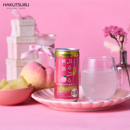 白鶴 ぷるぷる桃酒 190ml×6本<化粧箱入 >