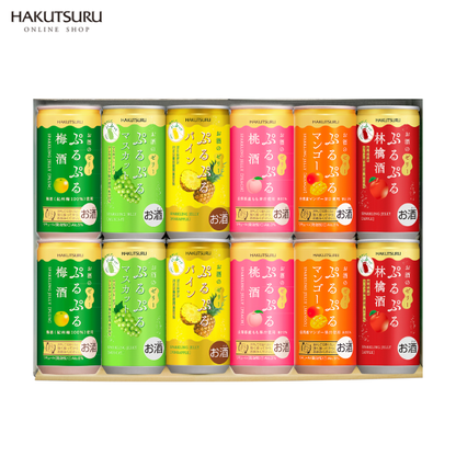 白鶴 ぷるぷる酒 飲み比べ 12本セット(6種類×各2本）<化粧箱入>