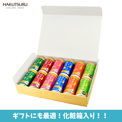 ≪期間限定マスカット入り≫ 白鶴 ぷるぷる酒 飲み比べ 12本セット(6種類×各2本）<化粧箱入>