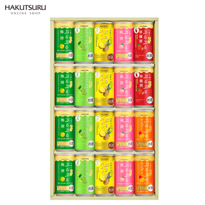 白鶴 ぷるぷる酒 飲み比べ 20本セット(6種類）<化粧箱入>