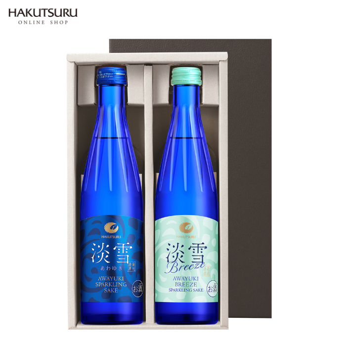 白鶴 淡雪スパークリング  飲み比べセット 300ml×2本<化粧箱入>