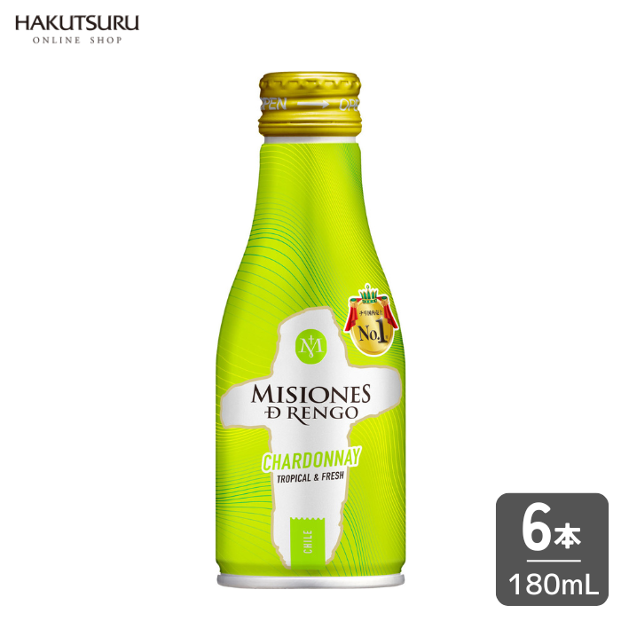 ミシオネス シャルドネ ボトル缶 180ml×6本