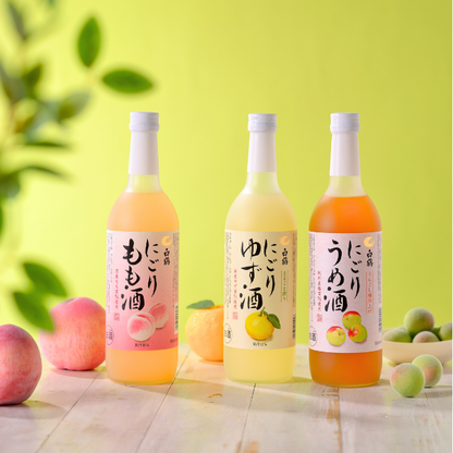 にごりフルーツ酒 飲み比べ3本セット <化粧箱入>