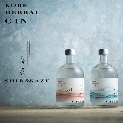 KOBE HERBAL GIN 白風 （しらかぜ） #02　700ml　<化粧箱入>