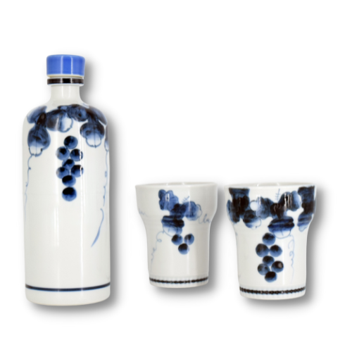 白鶴 蔵酒・波佐見焼酒器セット<化粧箱入 >